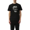Skull Print T-Shirt in Black/Grey sold by MARAIS