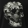 Skull Print T-Shirt in Black/Grey sold by MARAIS