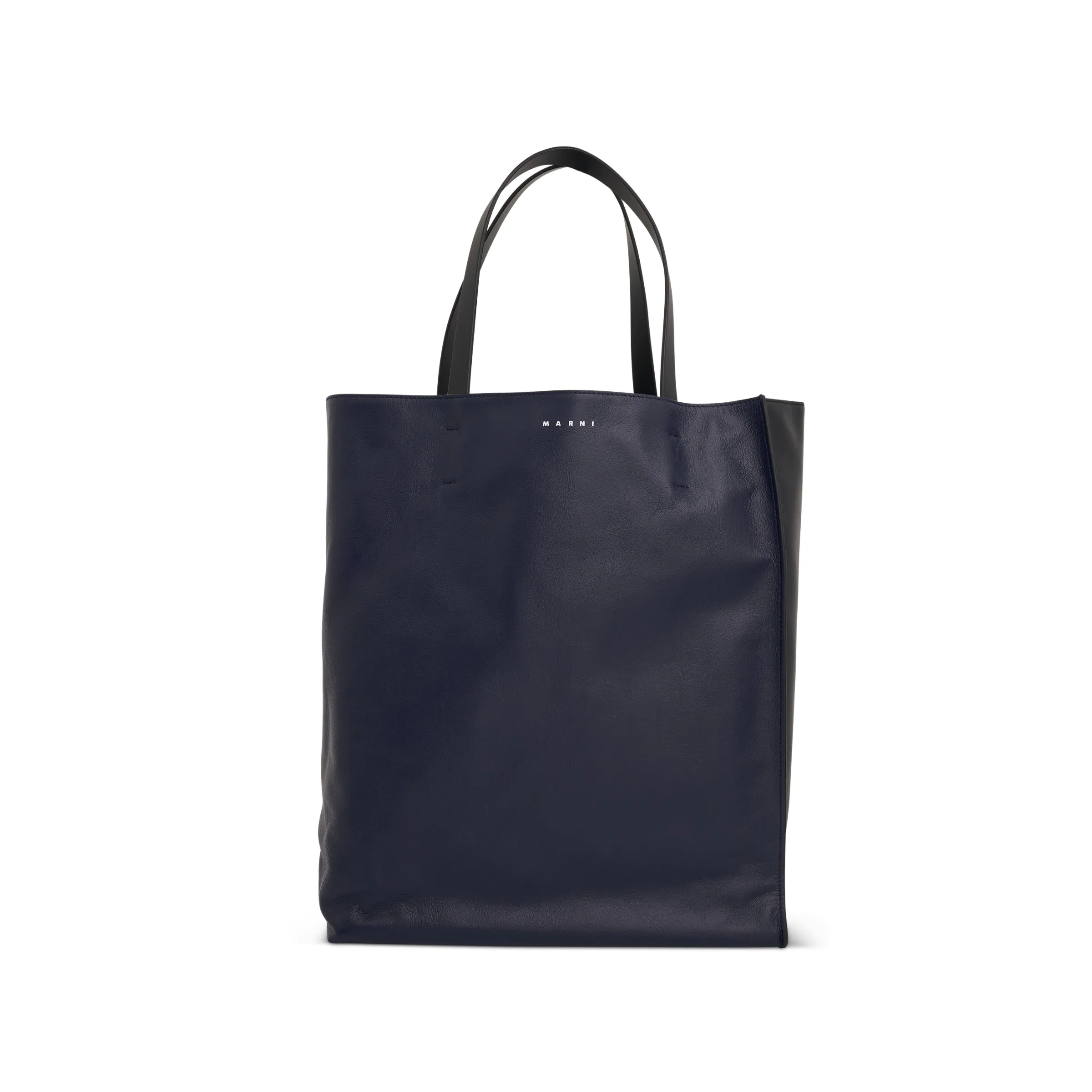 Museo Soft Large Tote Bag in Navy Blue/Black sold by MARAIS