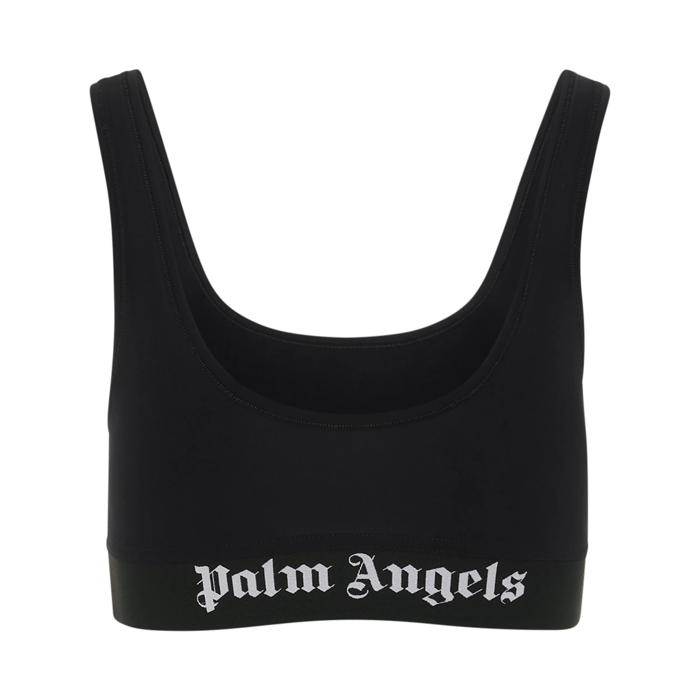 Classic Logo Sports Bra in Black/White sold by MARAIS