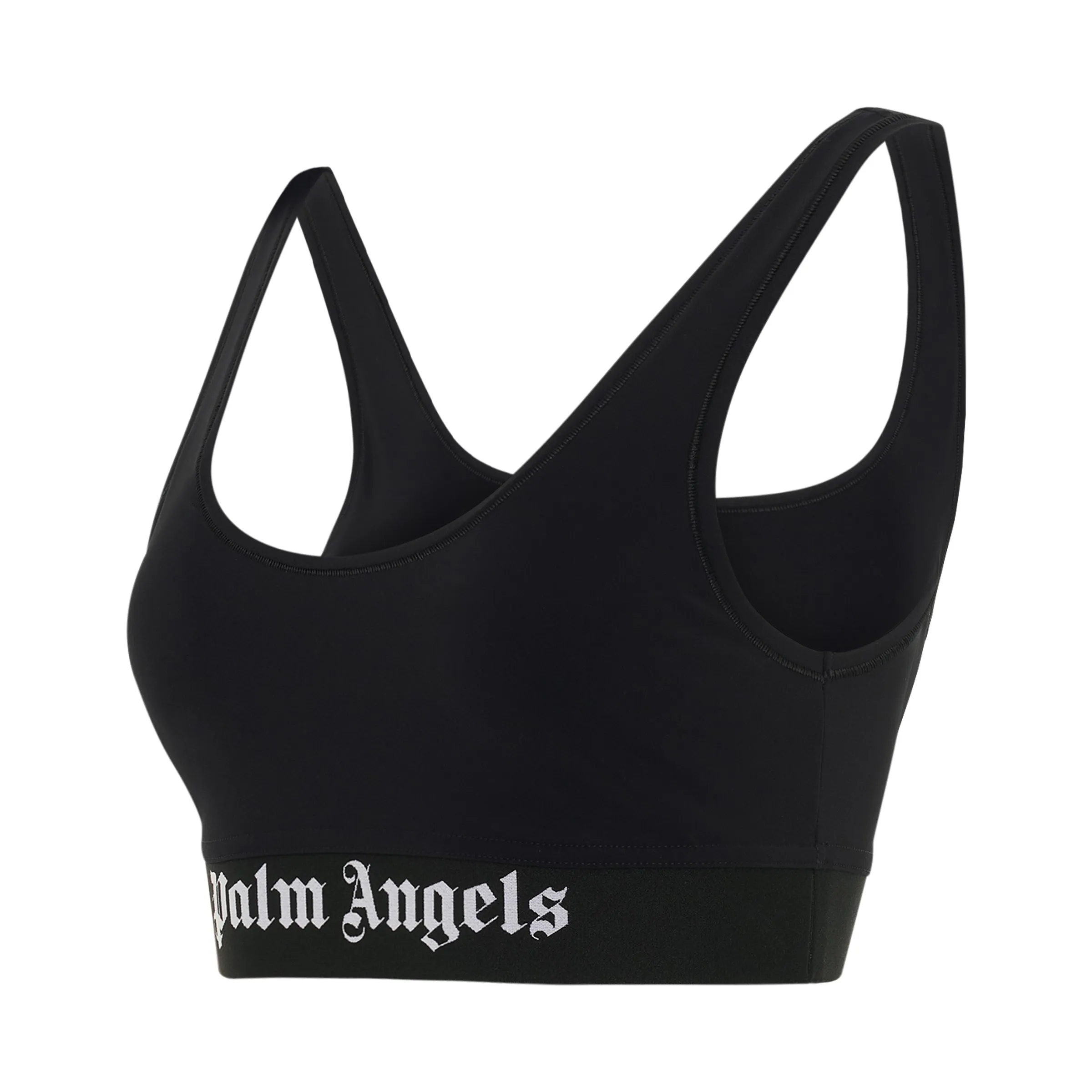 Classic Logo Sports Bra in Black/White sold by MARAIS product image thumbnail 3