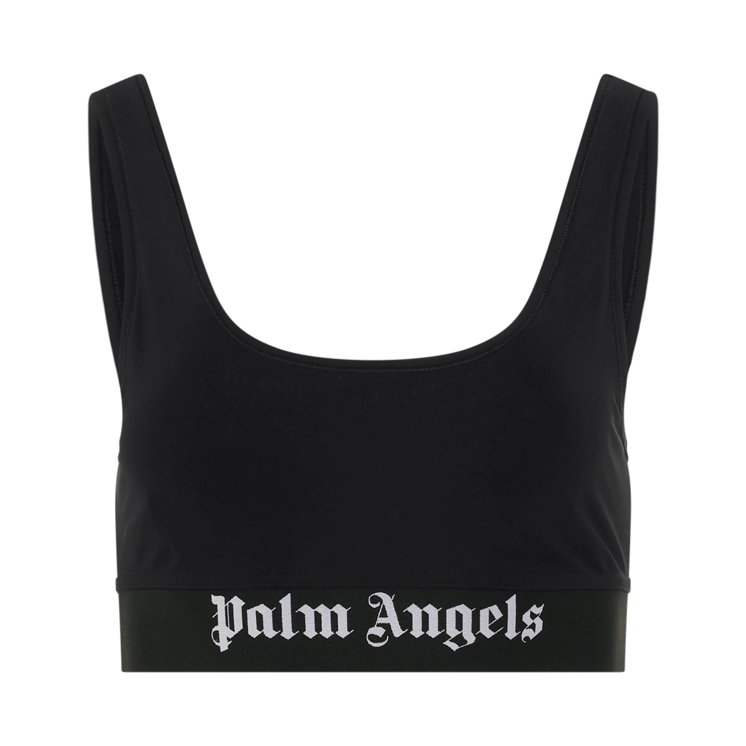 Classic Logo Sports Bra in Black/White sold by MARAIS product image thumbnail 2