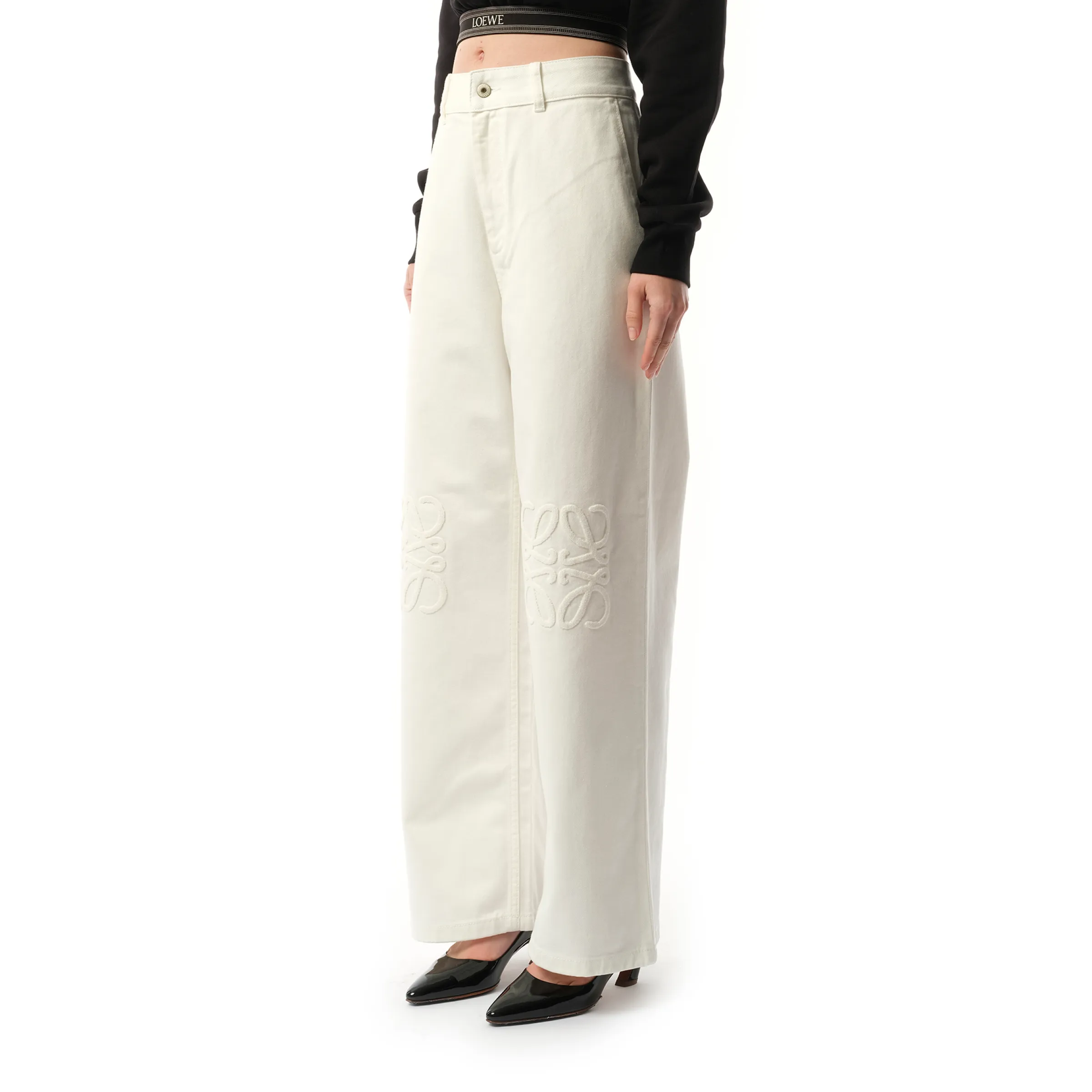 Anagram Baggy Jeans AF in White sold by MARAIS product image thumbnail 5