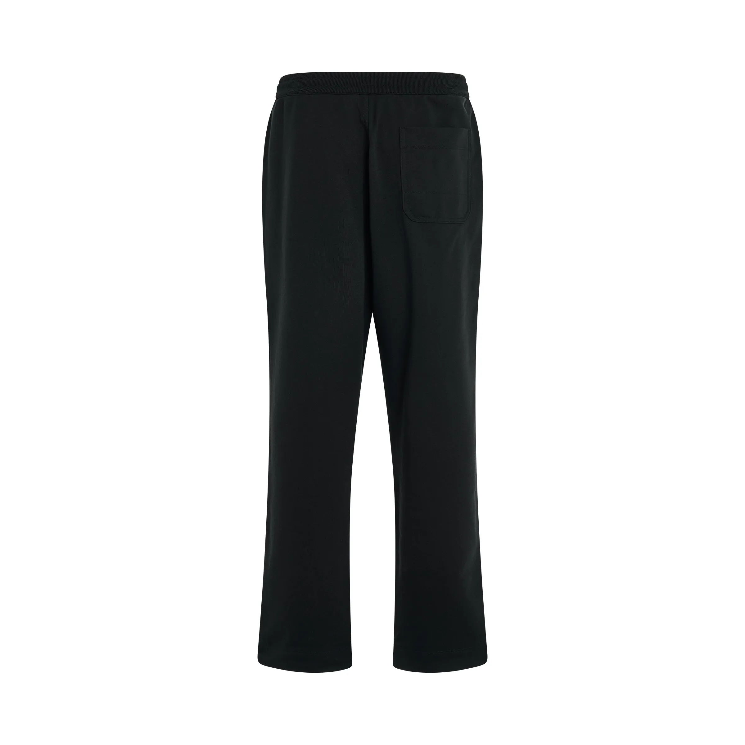 French Terry Straight Pants in Black sold by MARAIS product image thumbnail 4