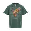 BBQ Print T-Shirt in Green sold by MARAIS