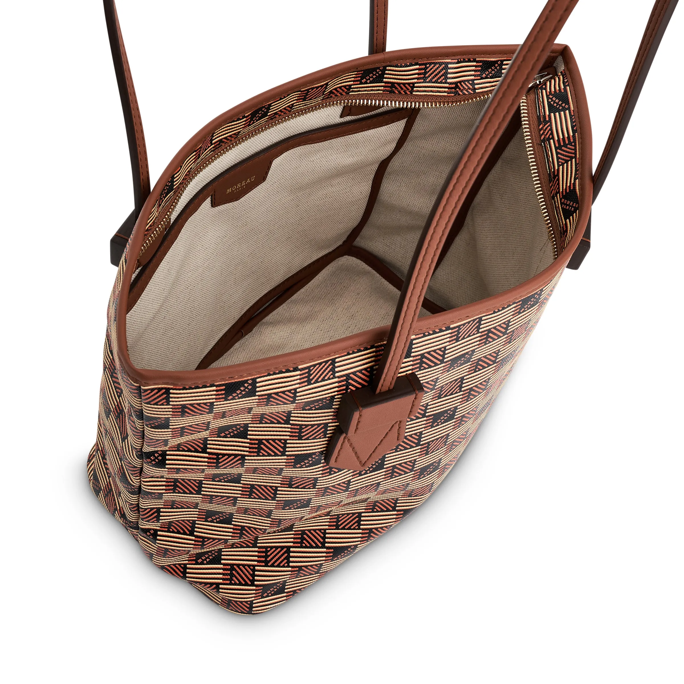 Saint Tropez Tote Bag SM with Zip in Classic sold by MARAIS product image thumbnail 4