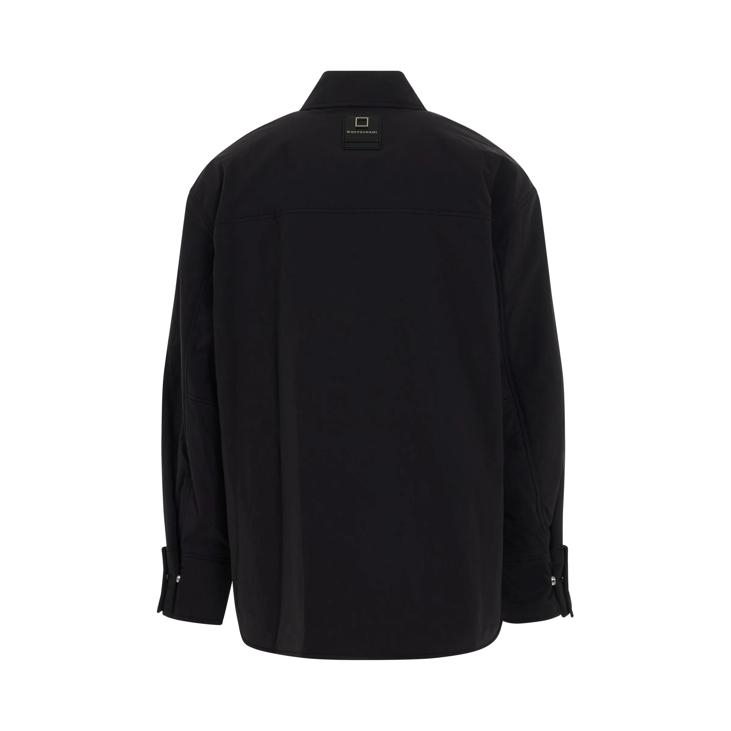 Nylon Leather Patch Jacket in Black sold by MARAIS product image thumbnail 4