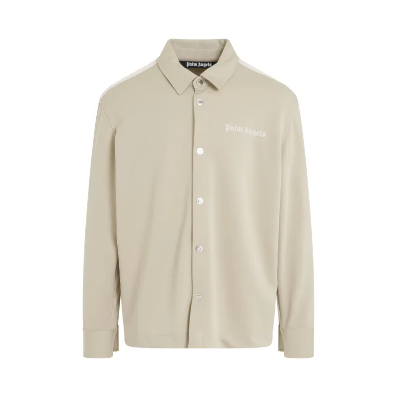 Track Shirt in Beige/Off White sold by MARAIS
