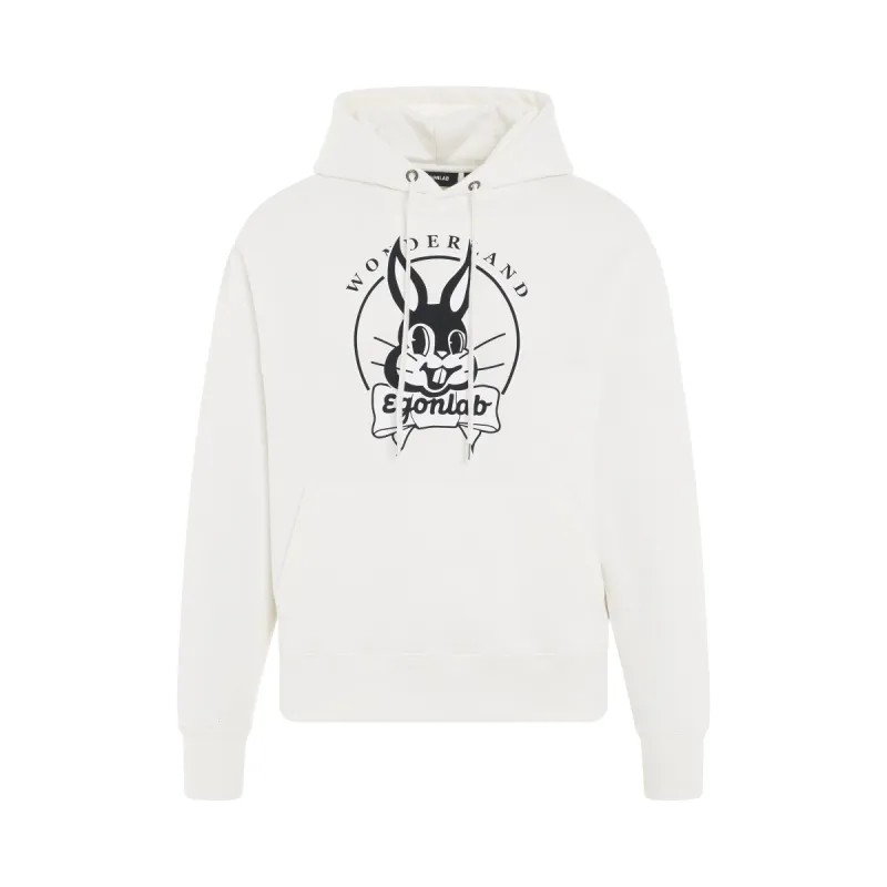 Bunny Hoodie in White sold by MARAIS