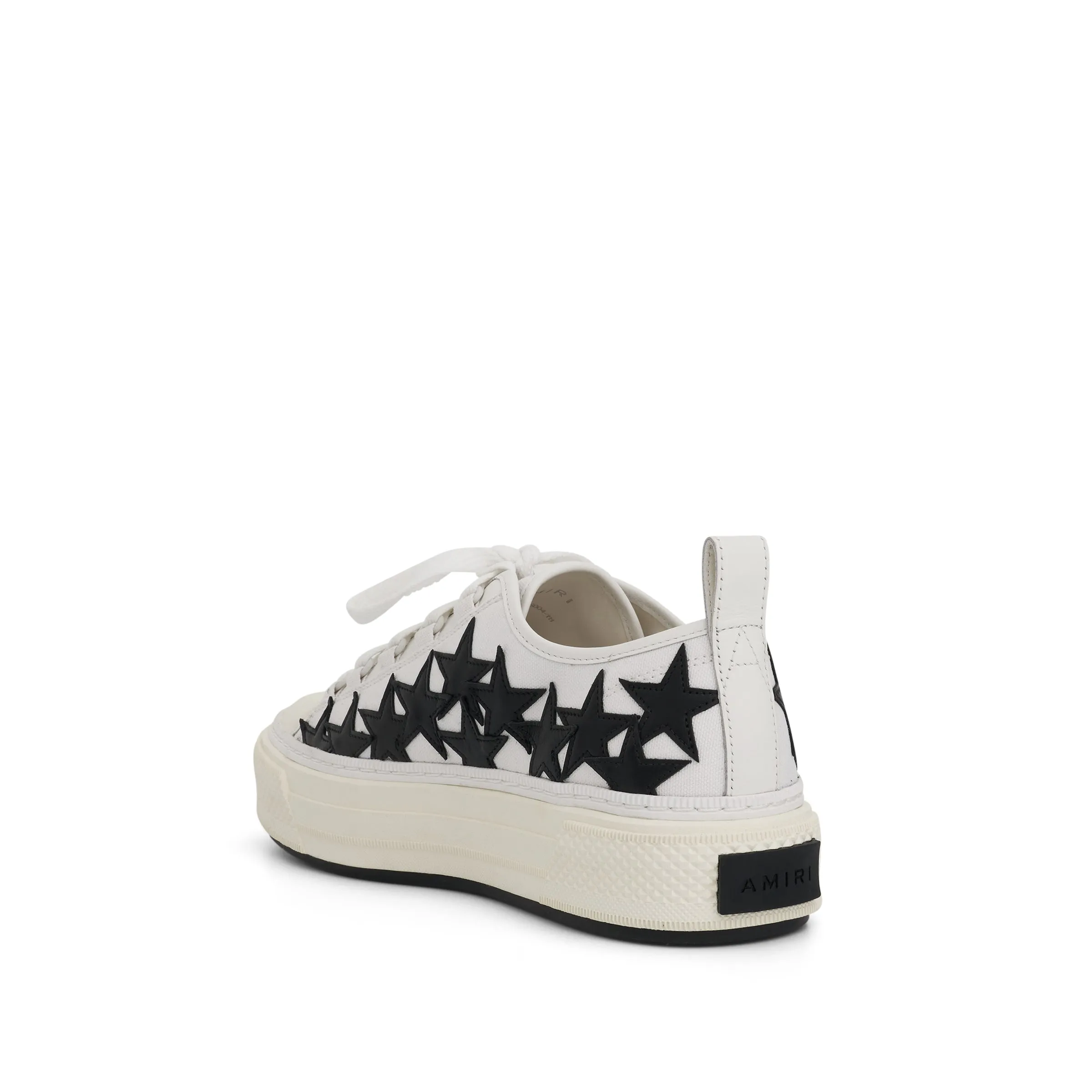 Stars Low Court Sneakers in White/Black sold by MARAIS product image thumbnail 4