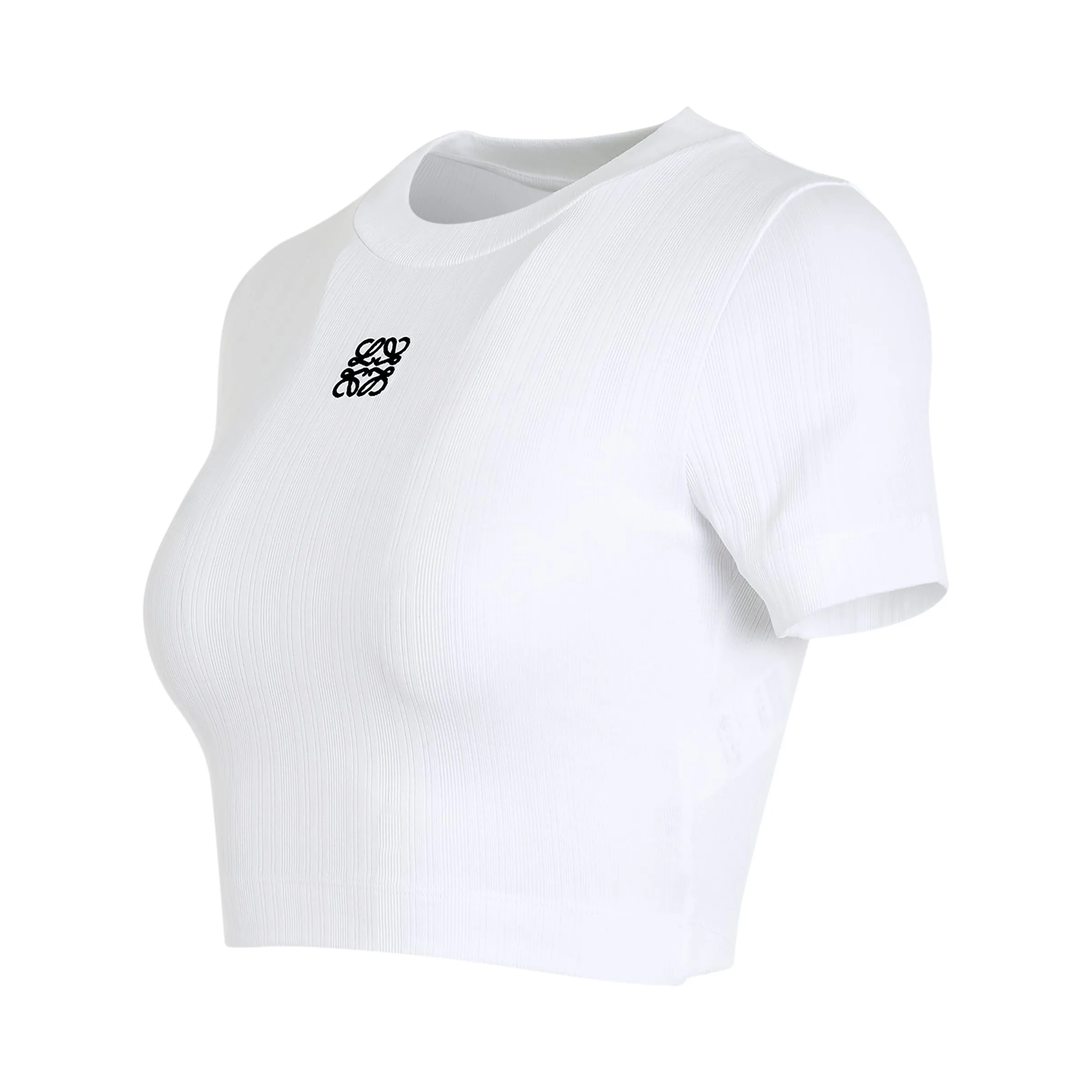 Cropped Anagram Top in White sold by MARAIS product image thumbnail 2