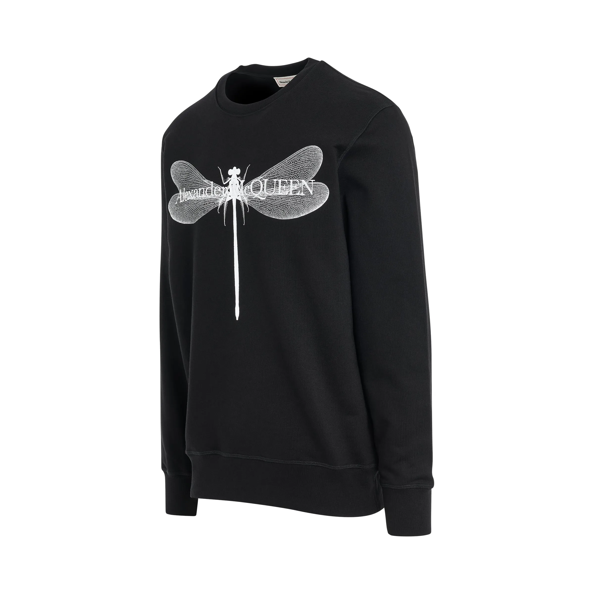 Dragonfly Print Sweatshirt in Black/White sold by MARAIS product image thumbnail 2