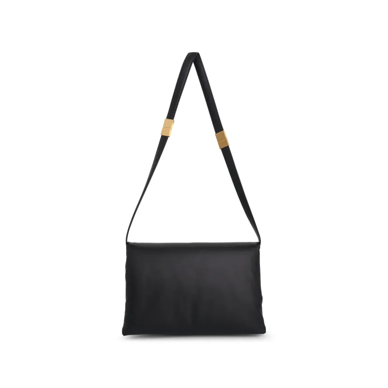 Prisma Large Leather Bag in Black sold by MARAIS