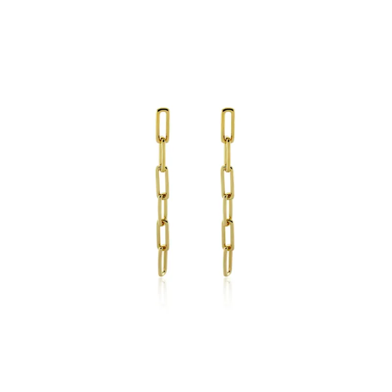 Chunky Chain Earrings in Gold sold by MARAIS