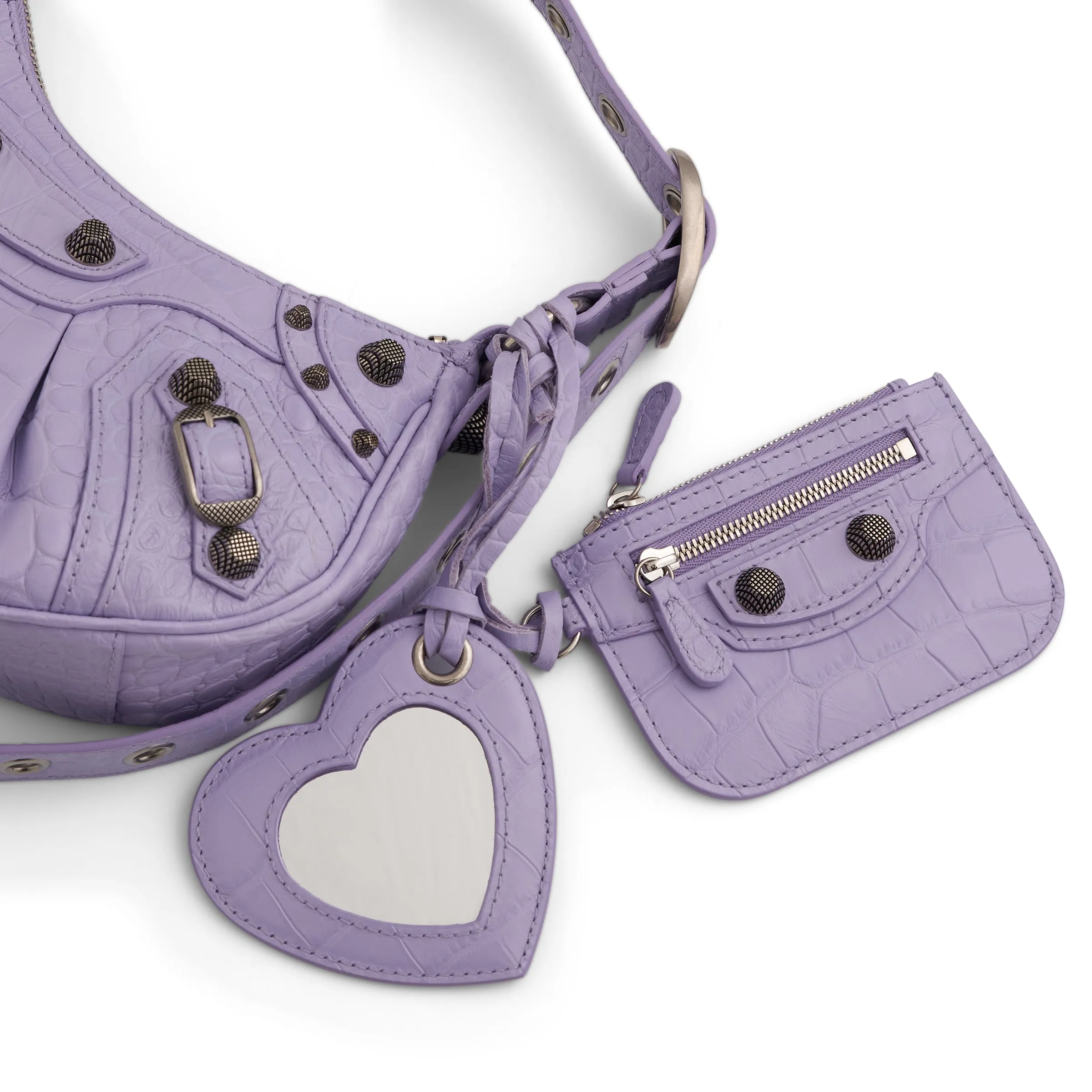 Le Cagole XS Shoulder Bag in Lilac sold by MARAIS product image thumbnail 5