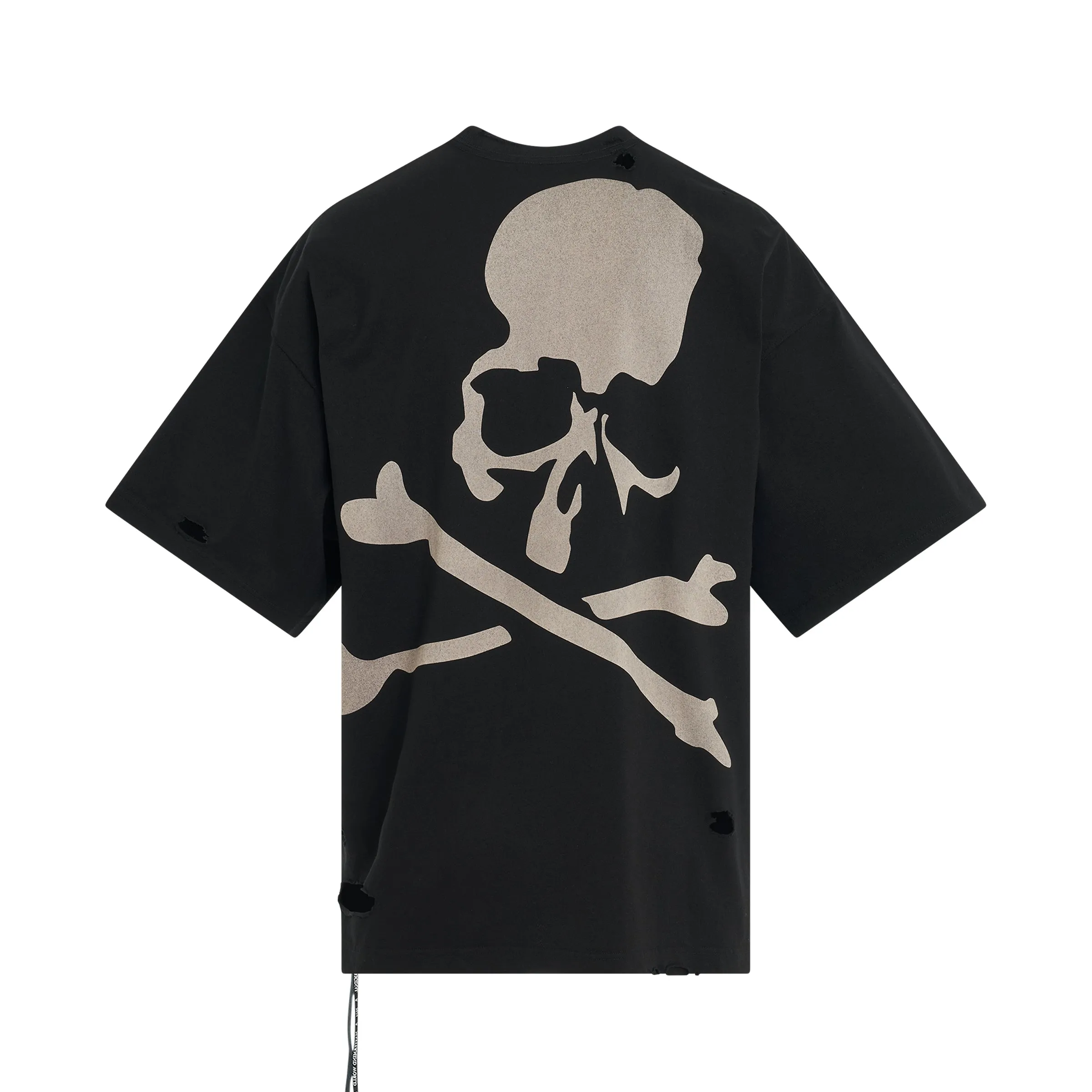 Damaged Oversized T-Shirt in Black sold by MARAIS product image thumbnail 4