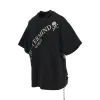 Damaged Oversized T-Shirt in Black sold by MARAIS
