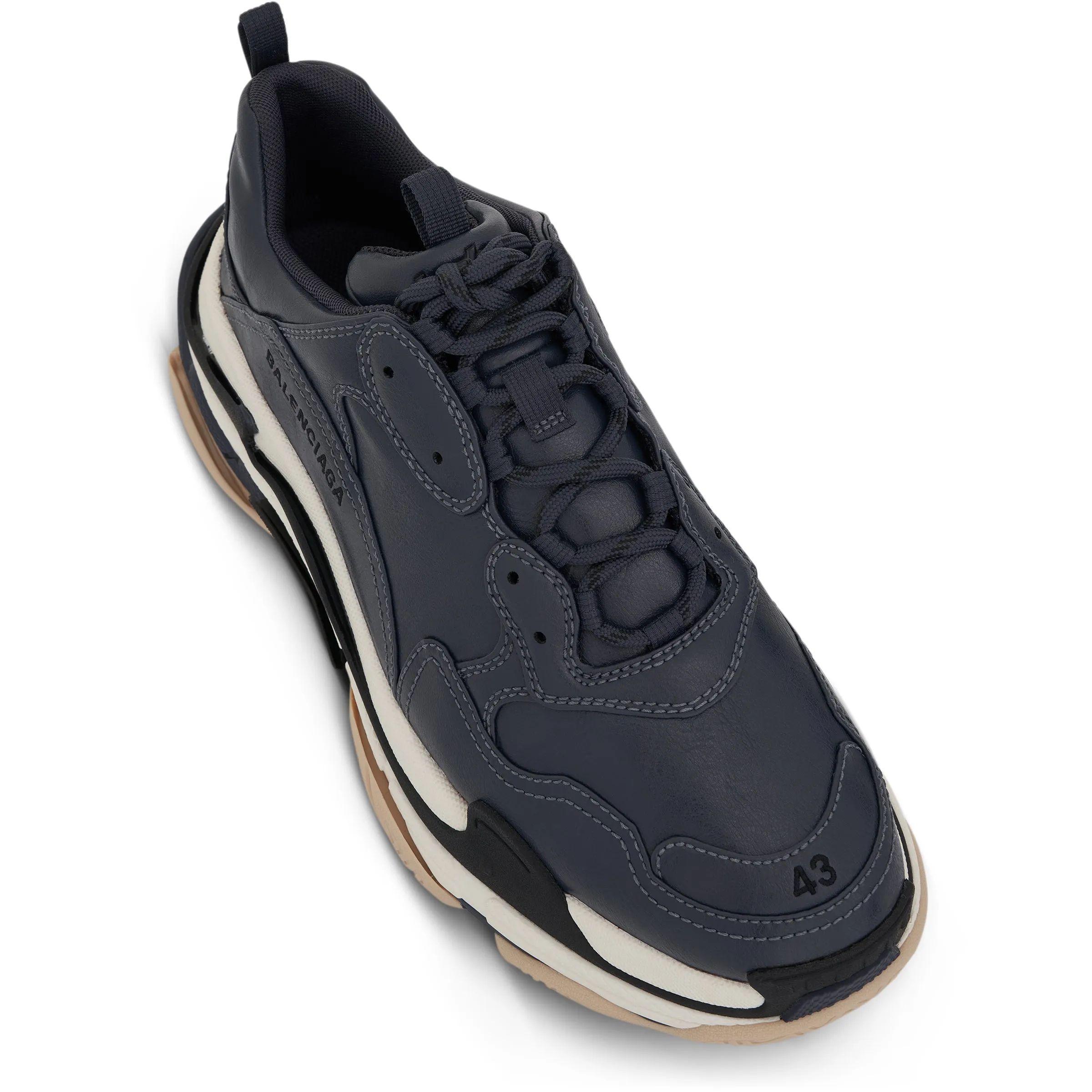 Triple S Sneaker in Stone Blue/Black sold by MARAIS product image thumbnail 4