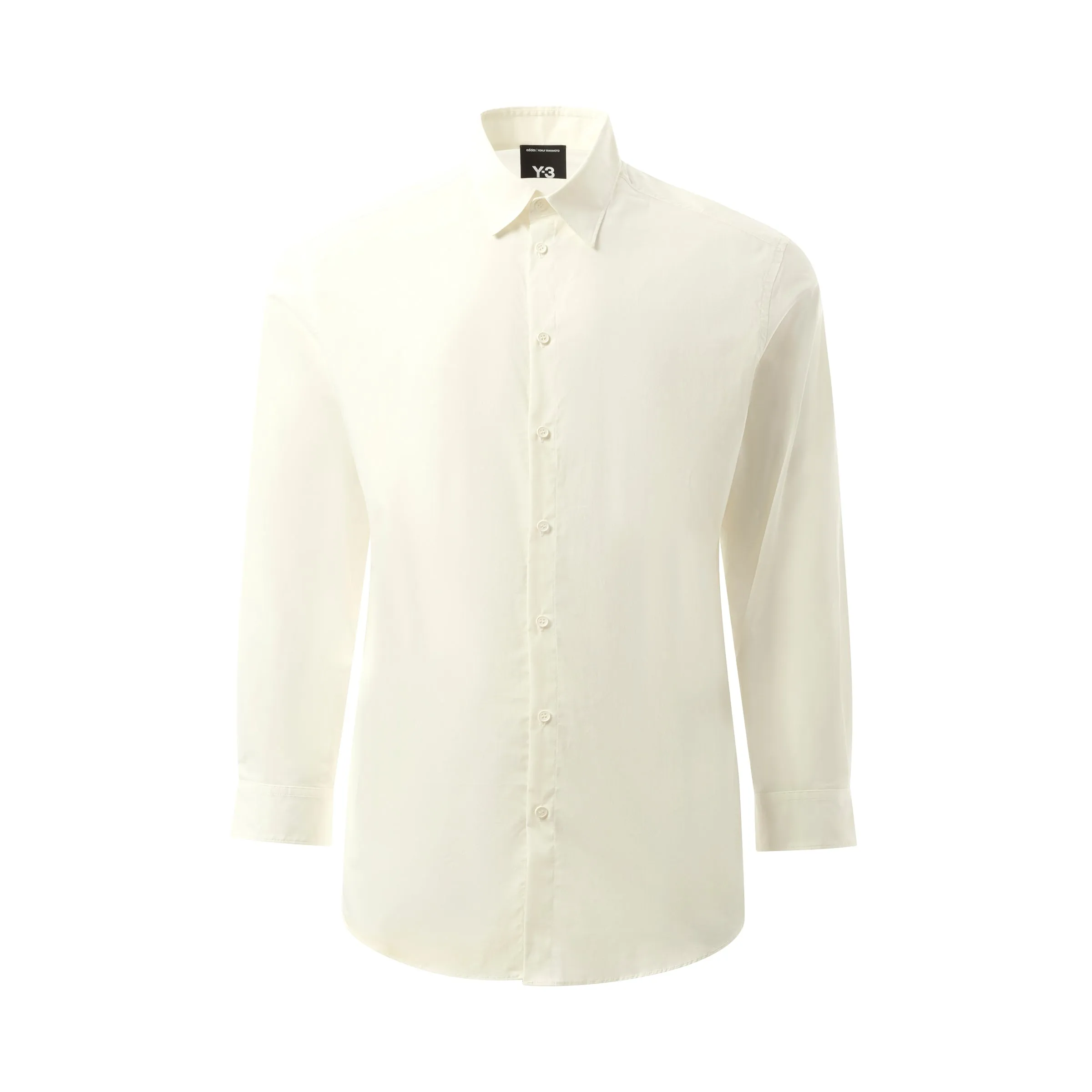 Y3 Graphic Long Sleeve Shirt in White sold by MARAIS product image thumbnail 2