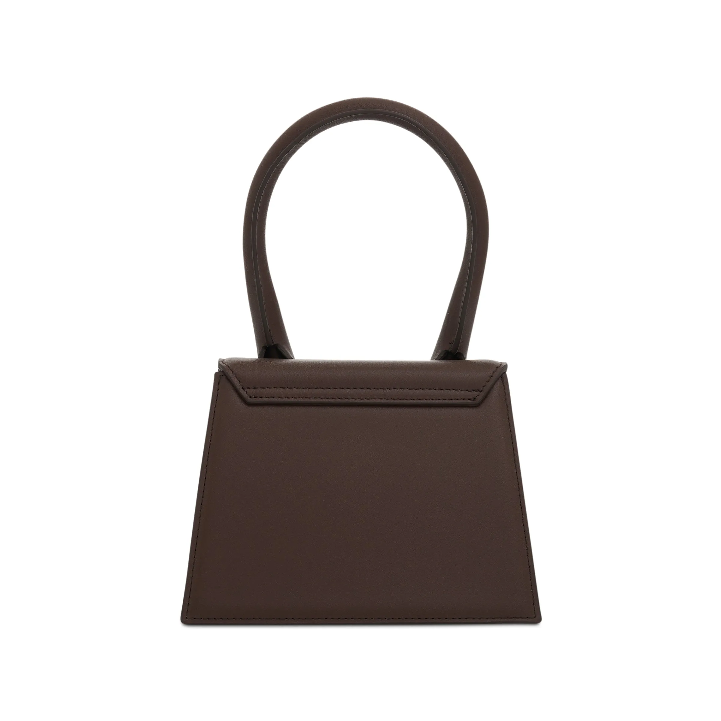 Le Chiquito Moyen Leather Bag in Midnight Brown sold by MARAIS product image thumbnail 3