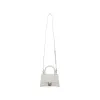 Hourglass XS Croco Embossed Bag in White sold by MARAIS