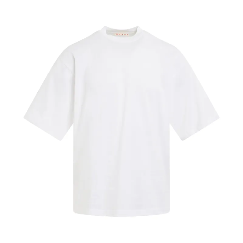 Nape Embroidered Logo 3 Pack T-Shirts in Lily White sold by MARAIS