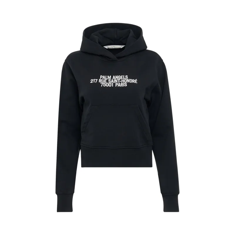 Palm Angels 75001 Hoodie in Black sold by MARAIS
