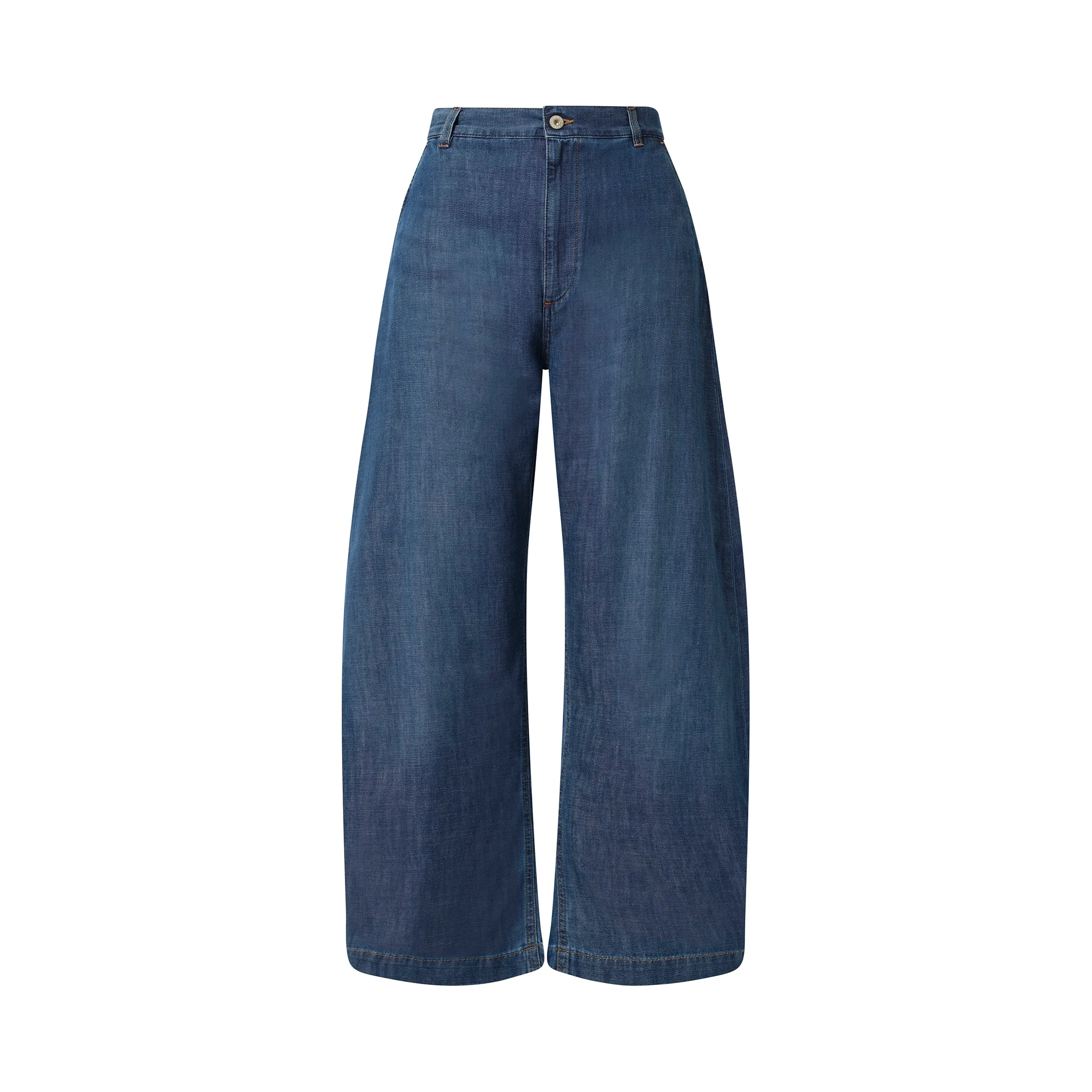 Balloon Trousers AF in Washed Blue sold by MARAIS product image thumbnail 2