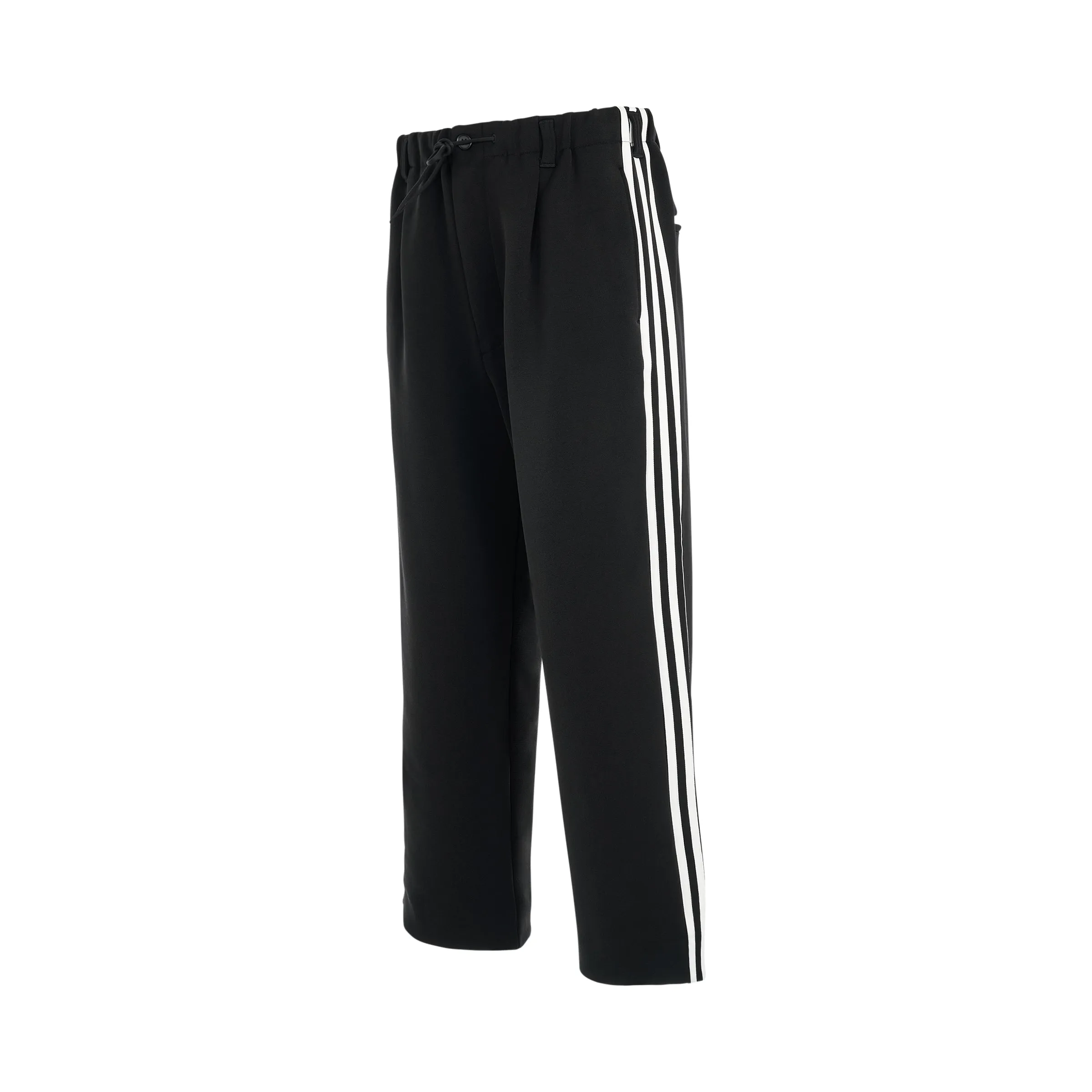 3 Stripe Straight Track Pants in Black/Off White sold by MARAIS product image thumbnail 2