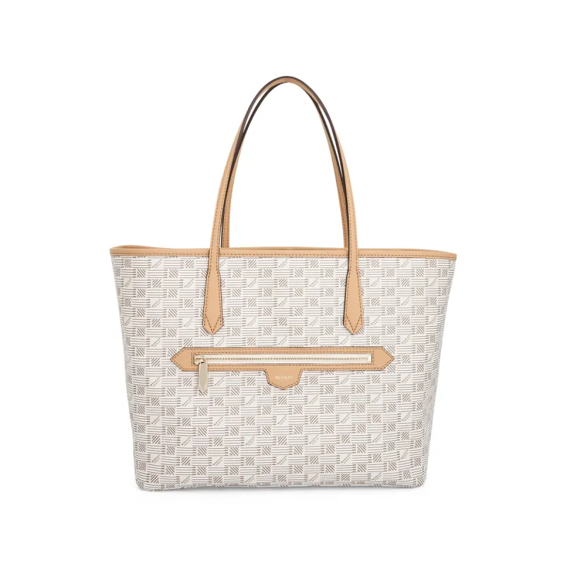 Monaco Tote MM in Cappuccino sold by MARAIS
