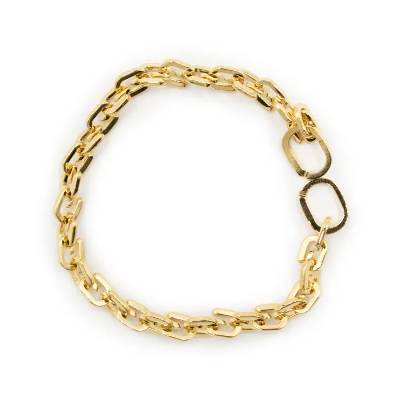 G Link Xs Bracelet in Gold/Silver sold by MARAIS