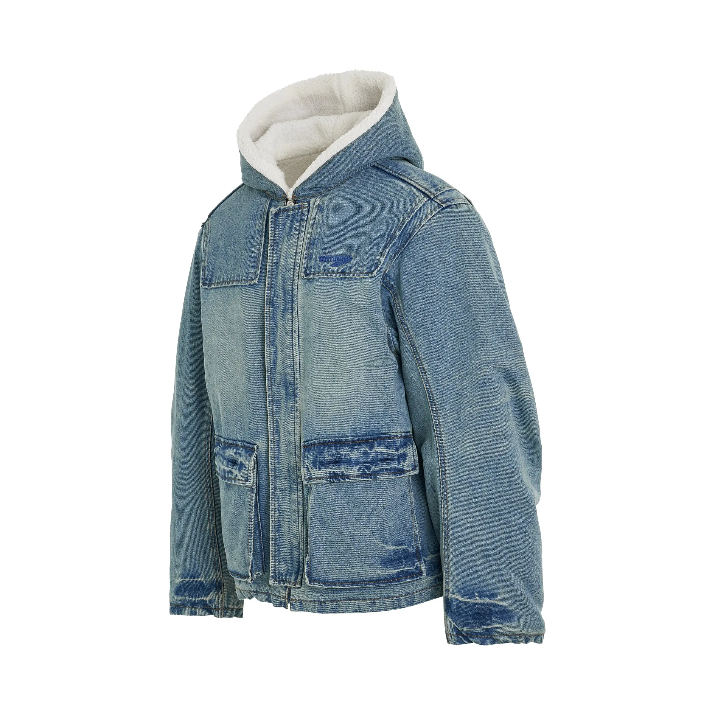 Bulky Denim Jacket in Sky sold by MARAIS product image thumbnail 2