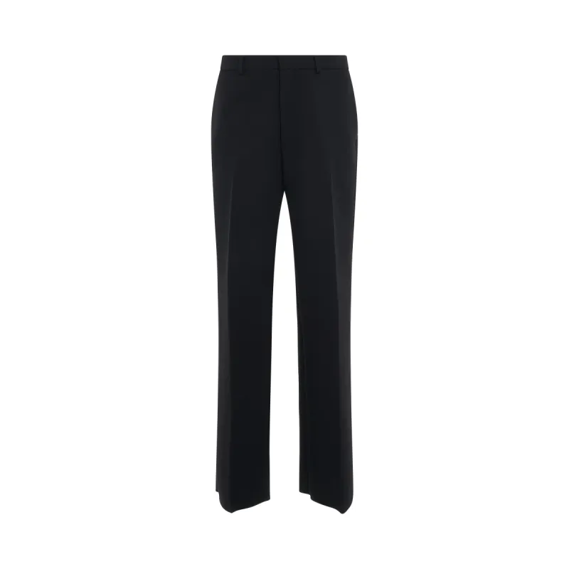 OW Embroidered Tailor Pant in Black sold by MARAIS