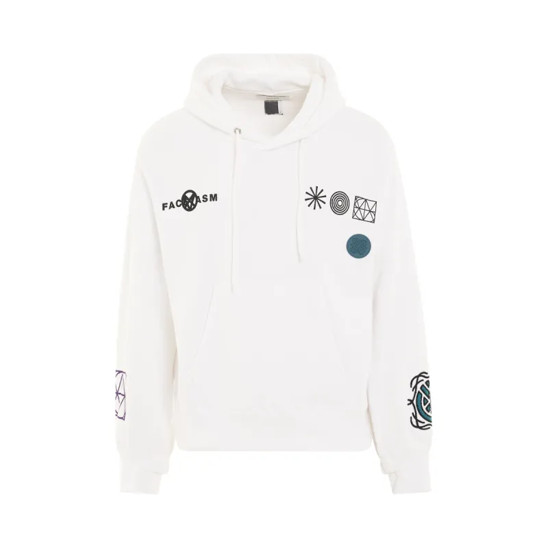 Anarchy Hoodie in White sold by MARAIS
