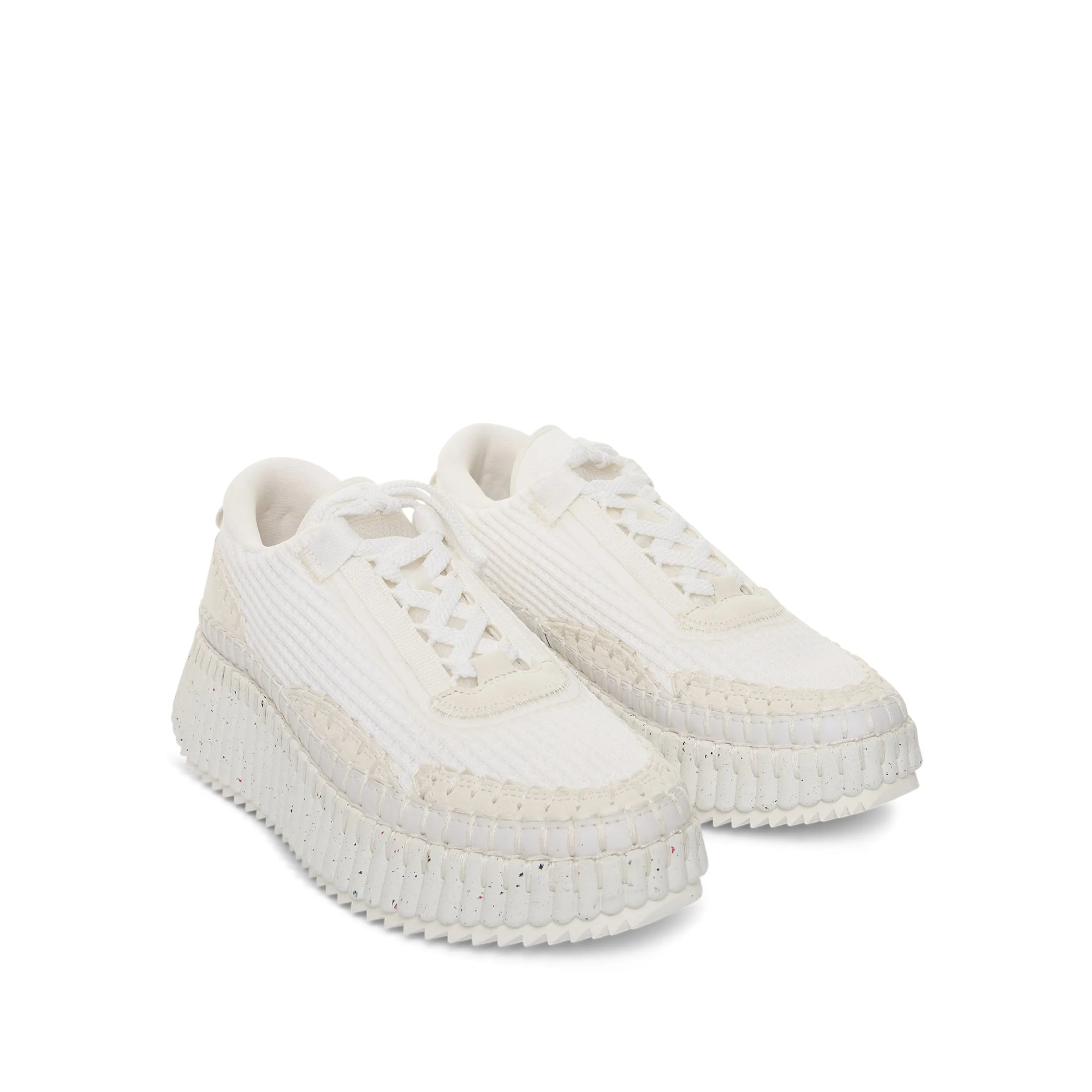 Nama Lower Impact Mesh Sneakers in White sold by MARAIS product image thumbnail 2