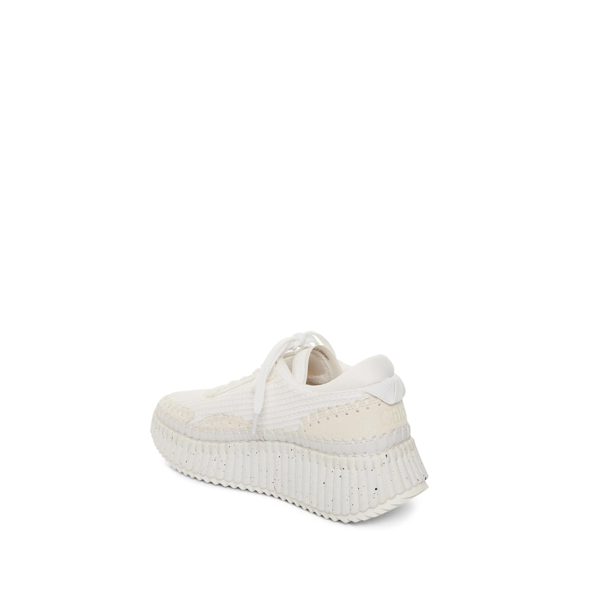 Nama Lower Impact Mesh Sneakers in White sold by MARAIS product image thumbnail 4
