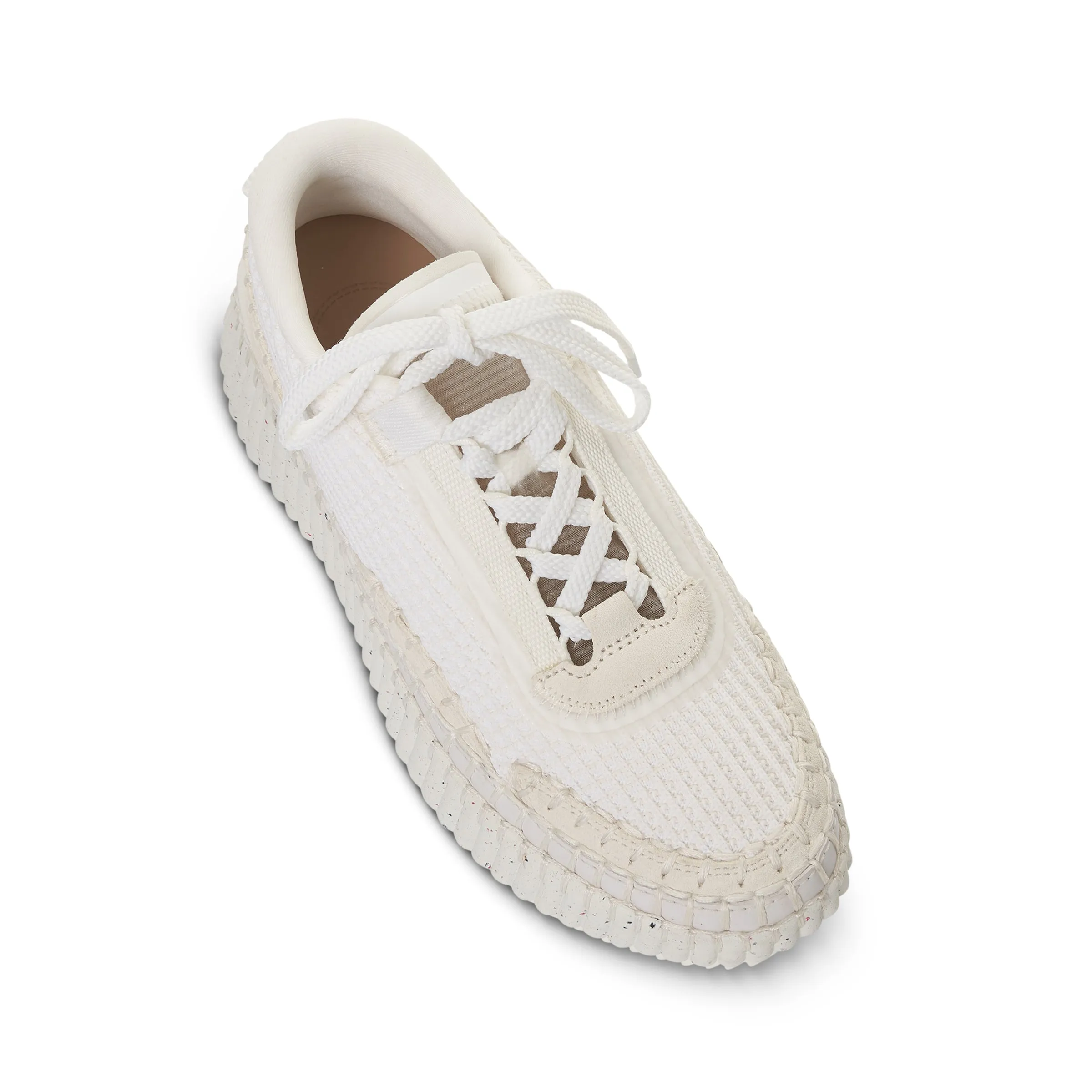 Nama Lower Impact Mesh Sneakers in White sold by MARAIS product image thumbnail 3