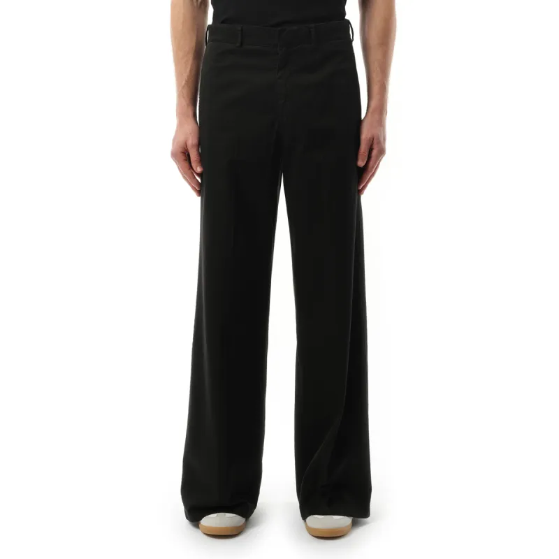 Monogram Classic Pants in Black/White sold by MARAIS