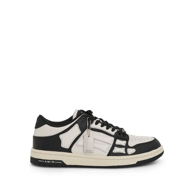 Skeleton Top Low Sneaker in Black/White sold by MARAIS