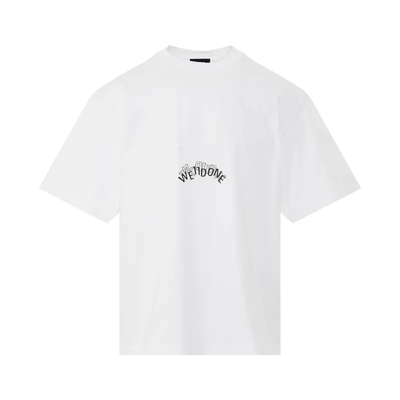 Layered Logo T-Shirt in White sold by MARAIS