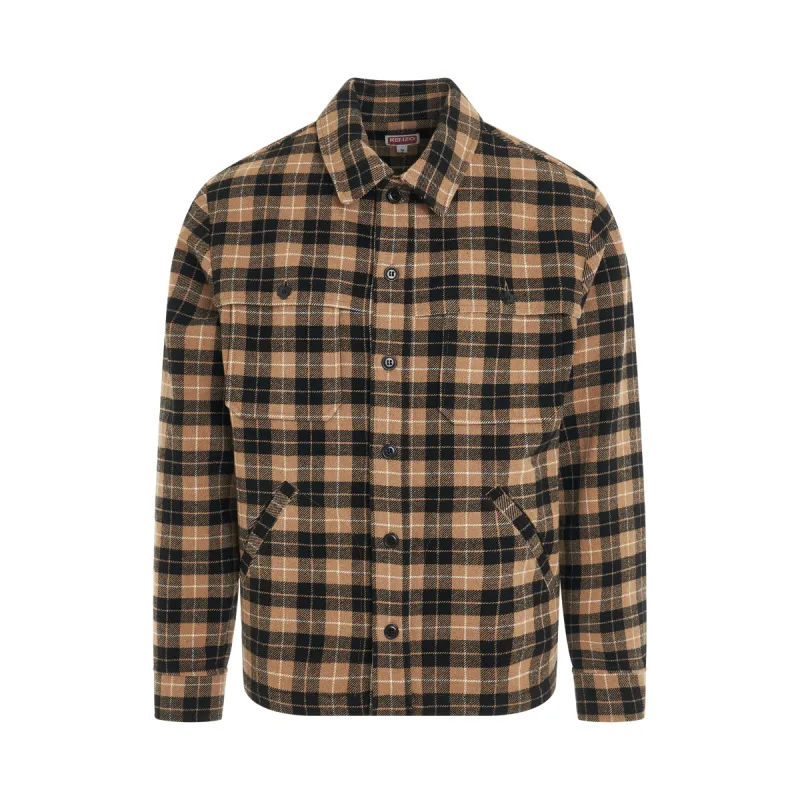Western Checked Overshirt sold by MARAIS