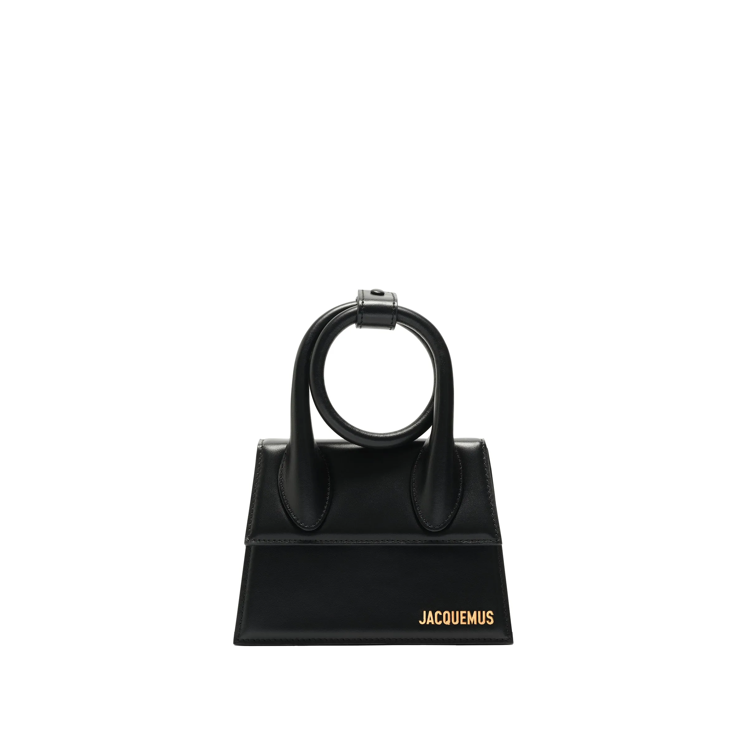 Le Chiquito Noeud Leather Bag in Black sold by MARAIS