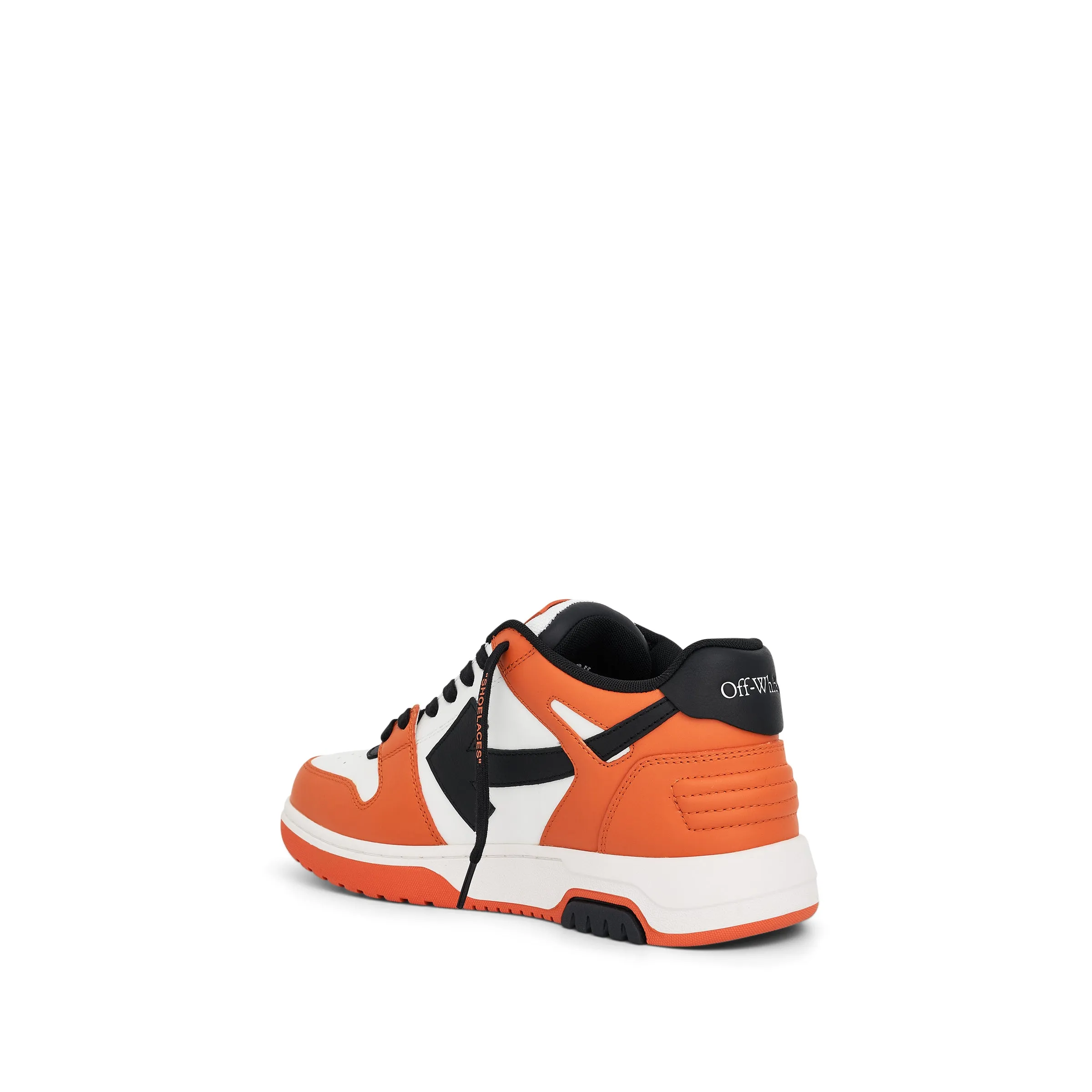 Out of Office Calf Leather Sneaker in Orange Black sold by MARAIS product image thumbnail 3