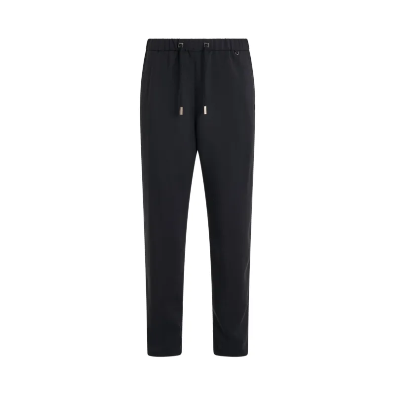 Keychain Straight Fit Pants in Black sold by MARAIS