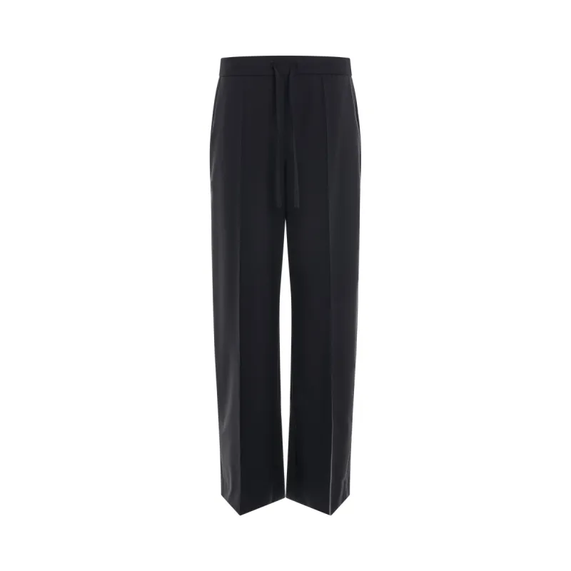 Cut Out Trousers in Dark Blue sold by MARAIS