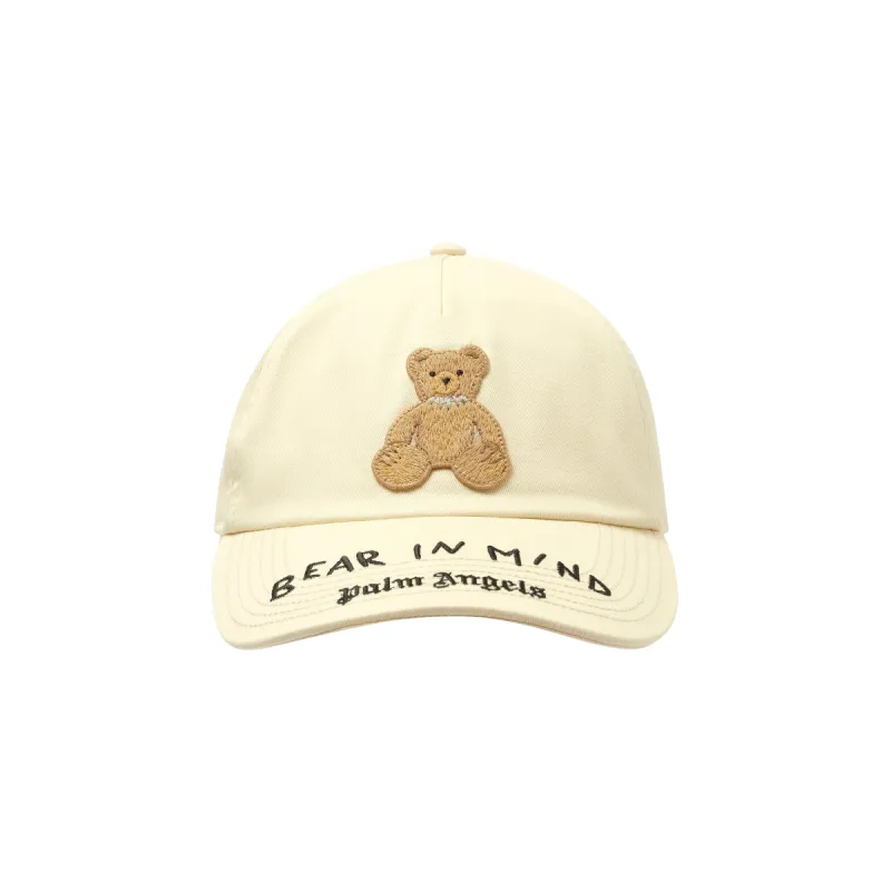 Bear in Mind Cap in Off White/Brown sold by MARAIS