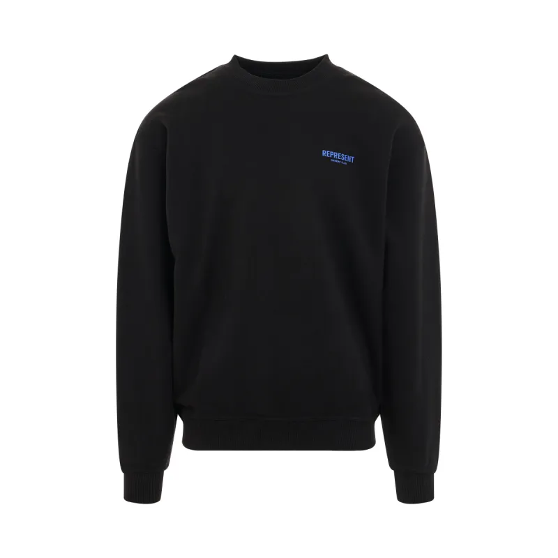 Represent Owners Club Sweatshirt in Black sold by MARAIS