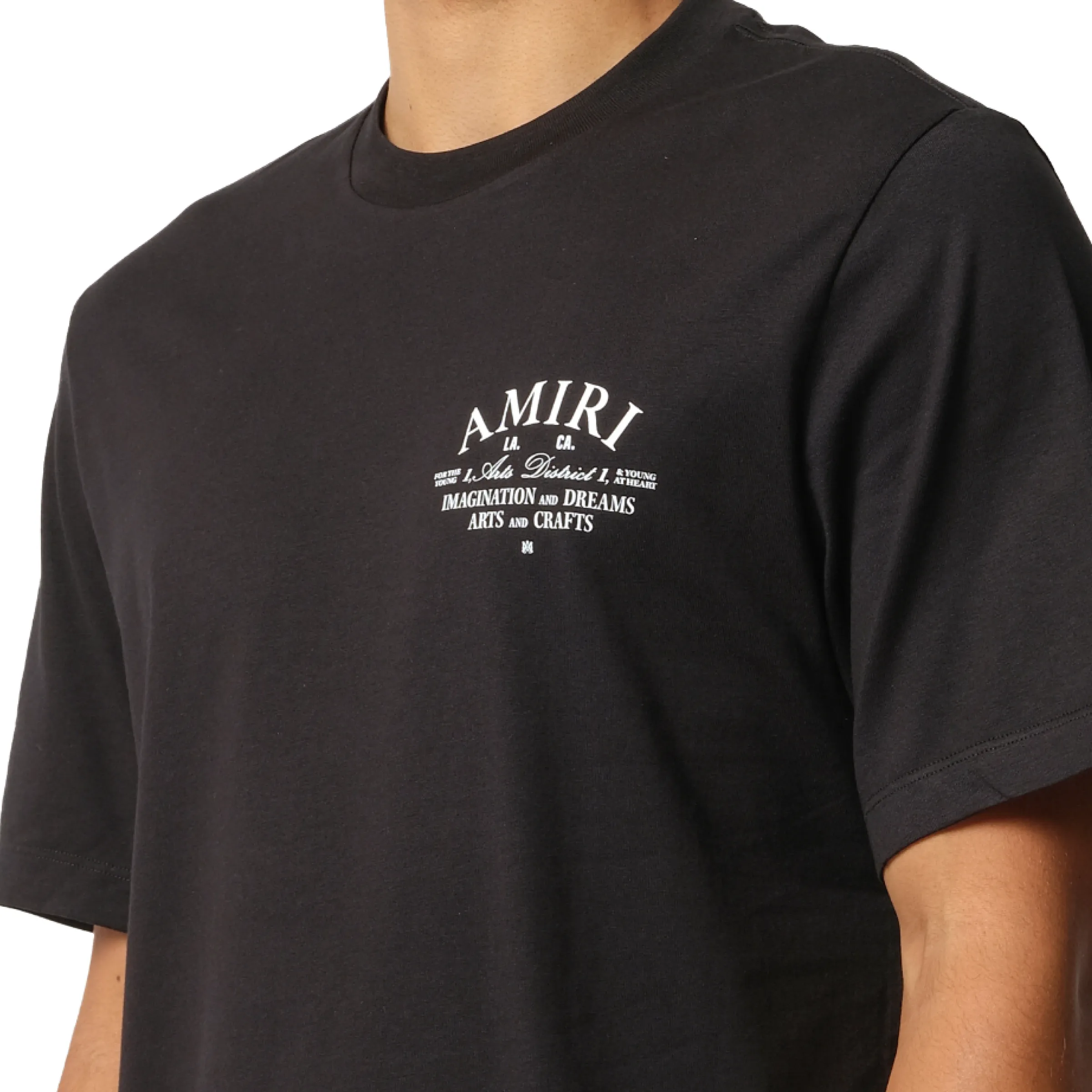 Amiri Arts District T-Shirt in Black/White sold by MARAIS product image thumbnail 3