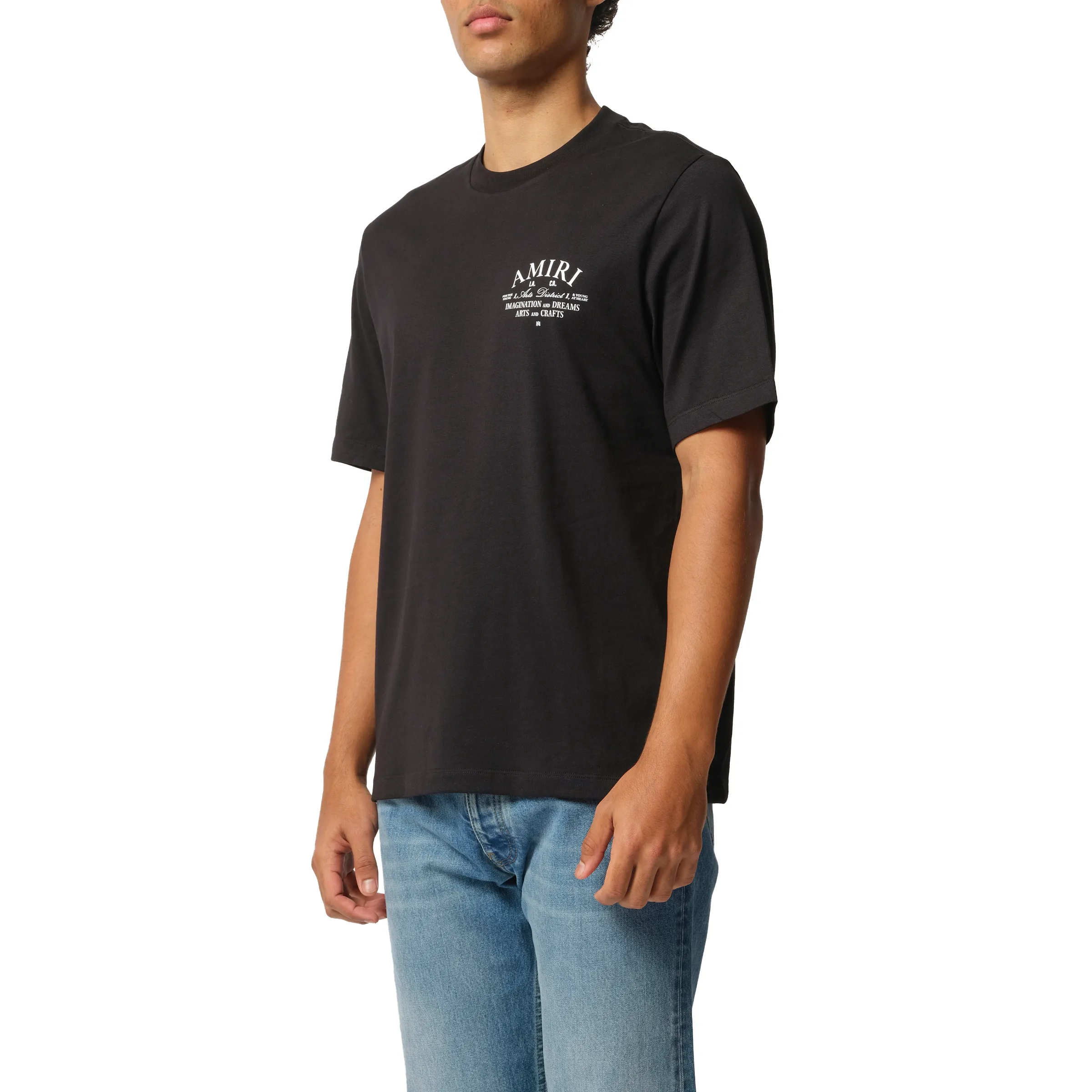 Amiri Arts District T-Shirt in Black/White sold by MARAIS product image thumbnail 5