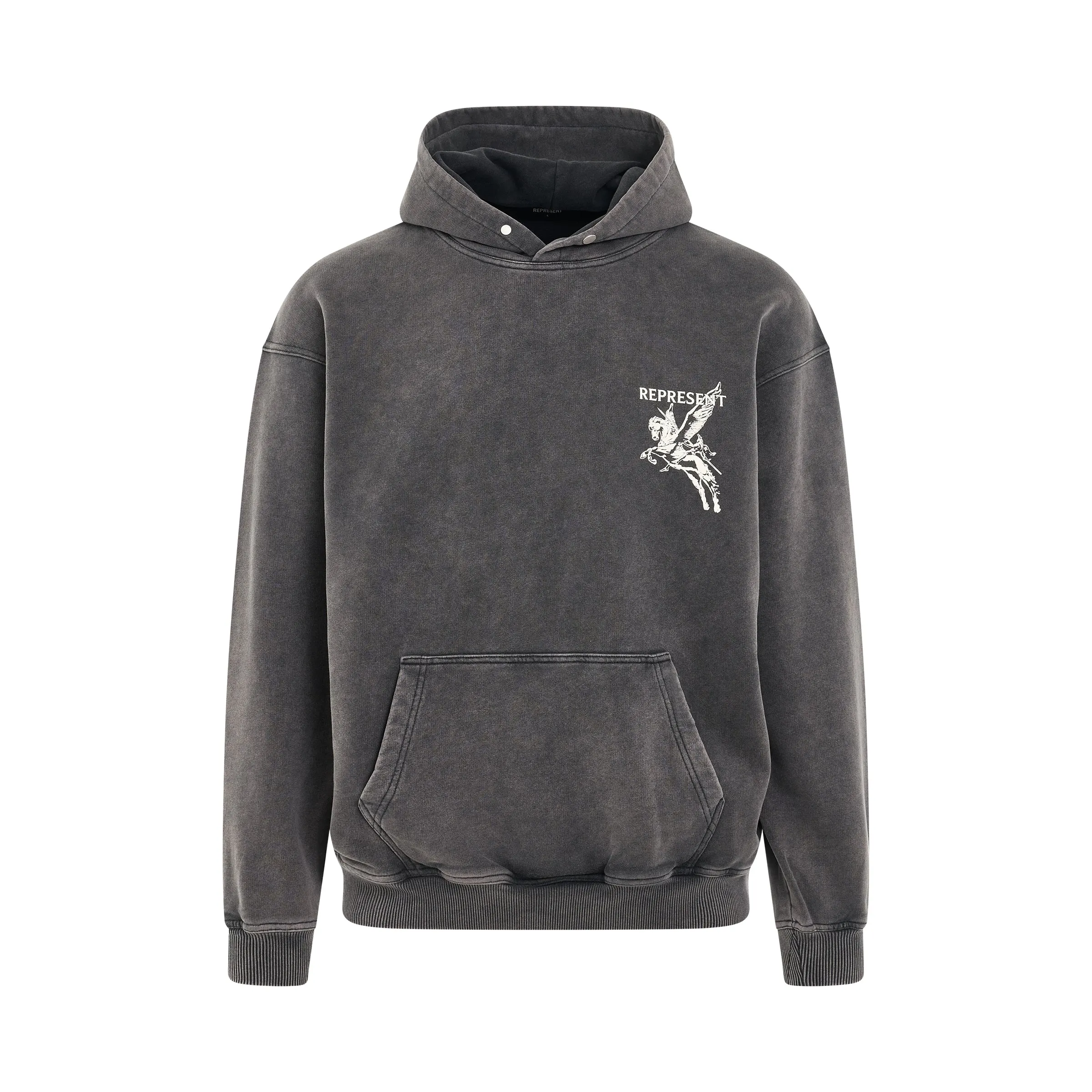 Power and Speed Hoodie in Vintage Grey sold by MARAIS